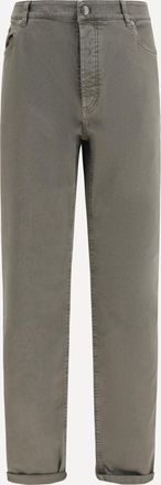 Brunello Cucinelli Jeans con piccolo risvolto Man 56