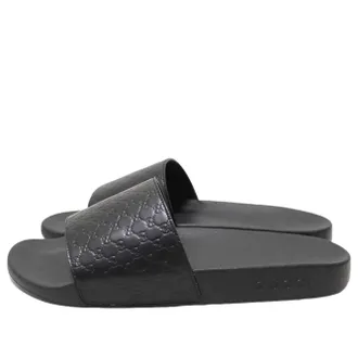 Gucci MicroGuccissima Slides Black 567115-BMJ00-1000