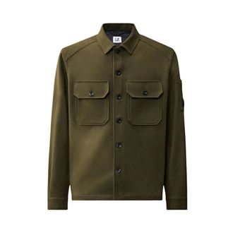 C.P. Company C.p. Company - Overshirt - Heren - Jassen - Groen - Maat: L Katoen