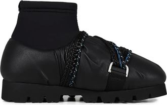 Yume Yume Enkellaarzen met chunky zool - Zwart