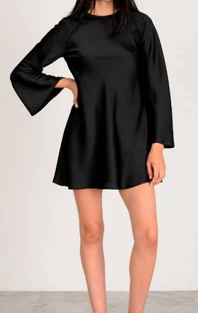 Lavender Brown Makenna Mini Dress In Black