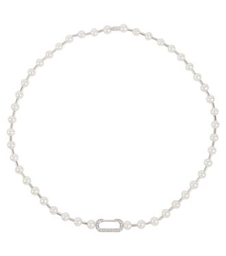 E&eacute;ra E&eacute;ra Collar Vita de oro blanco de 18ct con perlas y diamantes