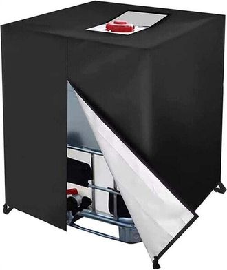 OEM Housse Cuve Ibc - 1000 L - 120 X 100 X 116 Cm - Polyester 420d Anti-uv Anti-poussi&egrave;re - Fermeture &Eacute;clair - 1 Pi&egrave;ce