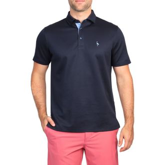 Tailorbyrd Solid Modal Blend Polo in Navy at Nordstrom Rack, Size Xx-Large