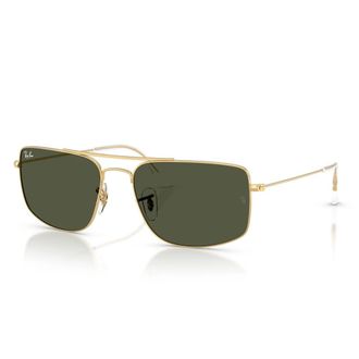 Ray-Ban Rb 3779 Pilot Zonnebril - unisex - Zonnebrillen - Geel - 56 MM - Accessoires