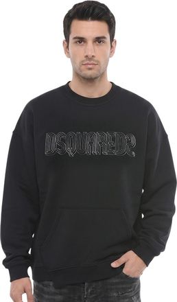 Dsquared2 Black Crew Neck Sweatshirt