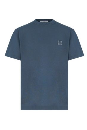 Stone Island PATCH LOGO 2100030 T SHIRT Size: 3XL, colour: BLUE