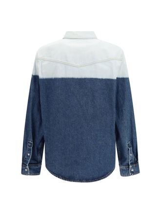 Marni Dip-Dye Denim Shirt - Navy