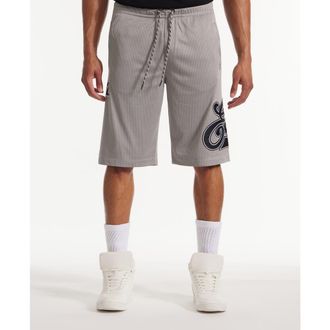 Ecko Big League Birdseye Mesh Short in Marled Grey at Nordstrom, Size Xxx-Large