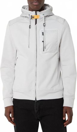 Parajumpers Marcel Jacket With Hood And Chest Pocket In Light Gray