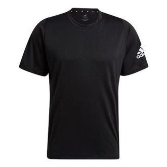 adidas Freelift Ultimate Aeroready D2M T-Shirt Asia Sizing Black Whtie GU2771