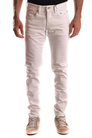 Siviglia Klassieke Denim Jeans voor Mannen - Heren - Slim Fit Jeans - Wit - W34 - Denim - Jeans