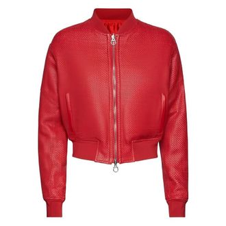 Ferragamo Leather-Long Jachet
