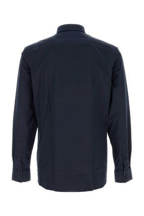 Burberry 8071800 A1222 Navy Cotton Elastane Camicie Shirt