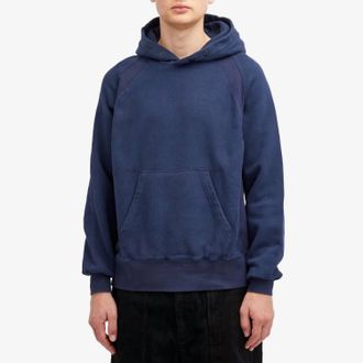 Engineered Garments Mens Raglan Hoodie In Navy
