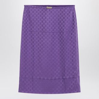Gucci Gg Jacquard Skirt