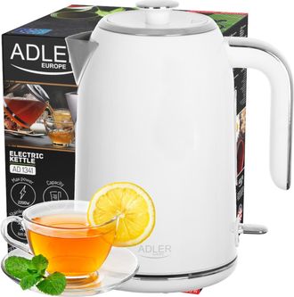 Adler Europe Hervidor De Metal Strix De 1,7 L, A&ntilde;o 1341 D. C