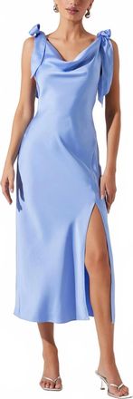 Astr Womens Allexina Dress In Blue