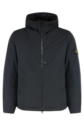 Stone Island Technical Fabric Hooded Jacket
