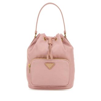 Prada Pink Re-Nylon Duet Bucket Bag