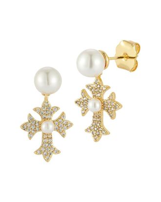 Sphera Milano Plated Cz Earrings