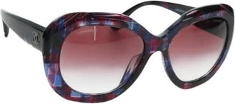 Chanel Pre-owned Accessories, female, Multicolor, Size: ONE SIZE Pre-owned Vintage Sunglasses