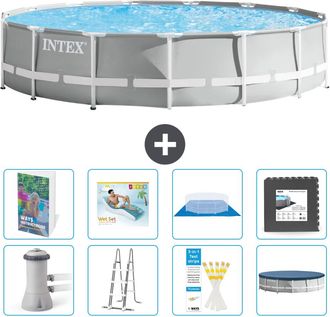 Intex Piscina Prism Frame Redonda - 457x107 Cm - 9-piezas S533