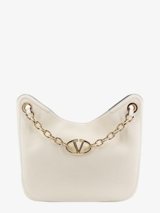 Valentino Garavani Borsa a spalla in pelle con dettaglio vlogo signature - VALENTINO GARAVANI - gender_Woman