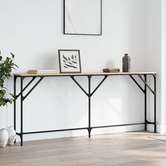 vidaXL Vidaxl - Mesa Consola Madera De Ingenier&iacute;a Roble Sonoma 180x23x75 Cm