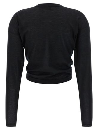 Dolce & Gabbana Womens Black Cashmere Cardigan Clothing