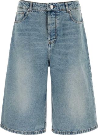 Ami Blue Solid Shorts