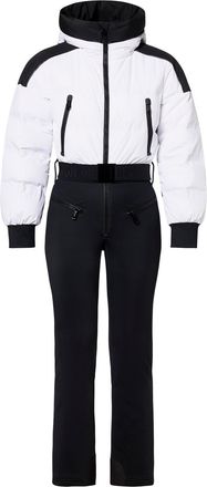 Goldbergh N&eacute;ve Two-tone Belted ski Suit - White - 36 (UK8 / S)