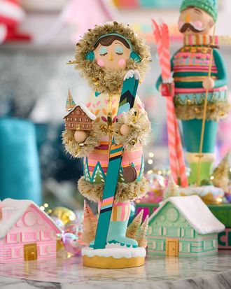 Glitterville Here We Come A Wafflin Beba Nutcracker Tabletop Figurine