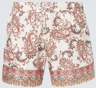 Etro Paisley swim trunks