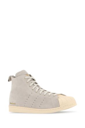 adidas Mens Light Grey Suede Wales Bonner X Adidas Superstar Sneakers Supplicolcreamwhtgoldmet