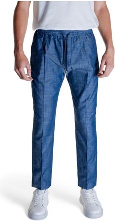 Antony Morato Chinos, male, Blue, Size: W38 Mens Cotton Pants Collection