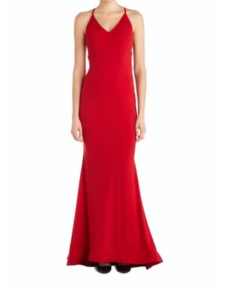 Issue New York Evening Gown In Red