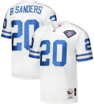 Mitchell & Ness Mens Mitchell & Ness Barry Sanders White Detroit Lions 1994 Authentic Throwback Retired Player Jersey at Nordstrom, Size 40