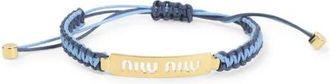 Miu Miu Bracelets, female, Multicolor, Size: ONE SIZE Cord Bracelet