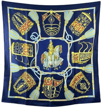 Herm&egrave;s Silk Scarf Carre 90 (Authentic Pre-Loved)