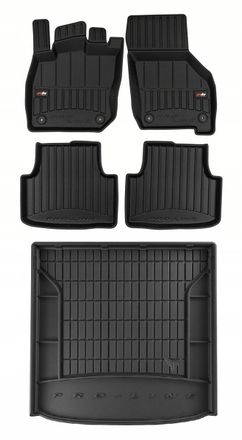 OEM Juego De Alfombrillas De Goma 3d Para Vw Golf 8 Kombi Hybrid Desde 2019