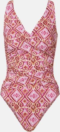 Karla Colletto Basics printed swimsuit