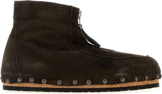Magliano Dark Brown Suede Ankle Boots