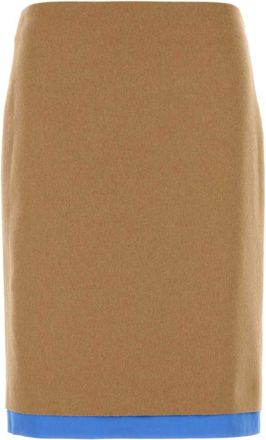 Miu Miu Beige camel skirt