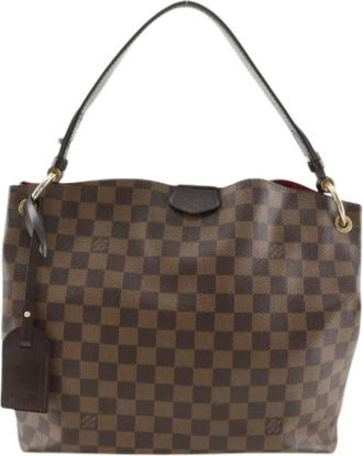 Louis Vuitton Pre-owned Shoulder Bags, female, Brown, Size: ONE SIZE Pre-owned Graceful PM Shoulder Bag