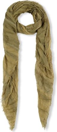 Cortana Verhaal- gem&ecirc;leerde khaki melange sjaal - Dames - Sjaals - Groen - ONE Size - Leer - Accessoires