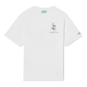 MC2 Saint Barth T-Shirts, male, White, Size: XL Portofino T-Shirt