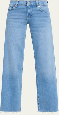 Frame Denim Low-Rise Le Slim Palazzo Jeans