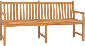 vidaXL Banco De Jard&iacute;n De Madera Maciza De Teca 180 Cm Vidaxl