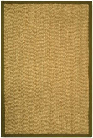 Safavieh Alfombra hierba marina neutrale/verde 122 x 183 cm